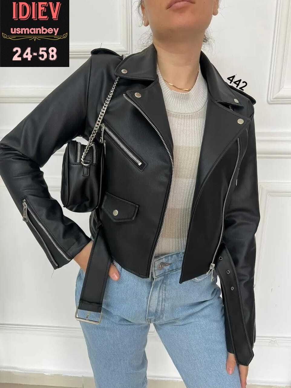 женская куртка кожаная косуха,женская куртка из искусственной кожи,куртка косуха,куртка кожаная женская,куртка косуха кожаная