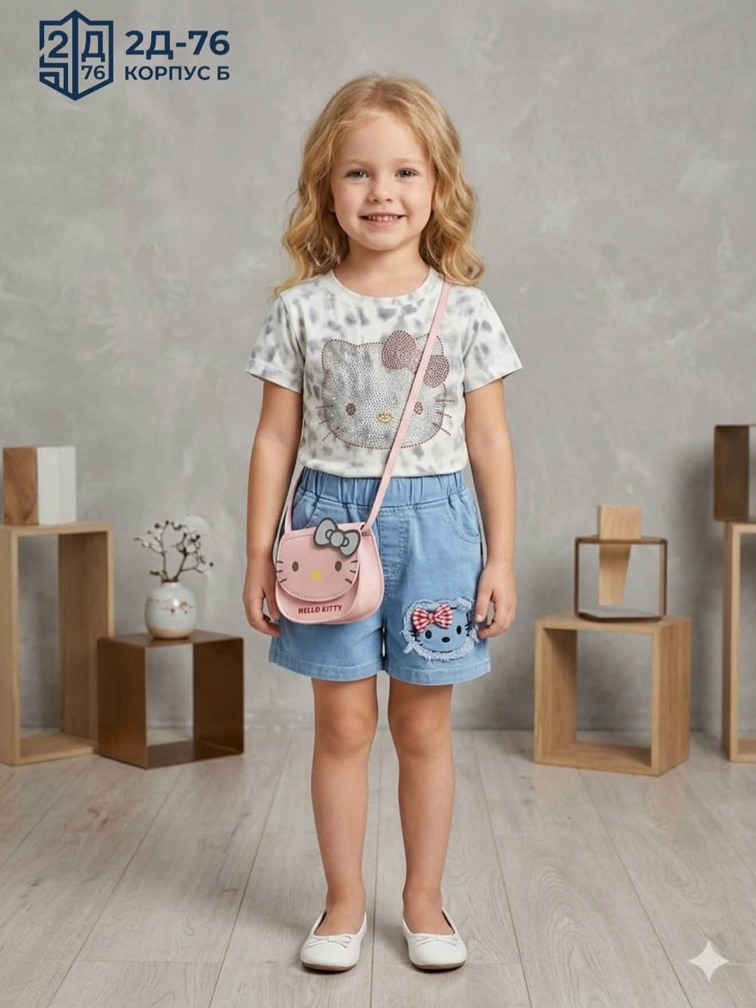 шорты джинсовые для девочки playtoday,джинсовые шорты для девочек,шорты для девочек,детские шорты,шорты текстильные для девочек