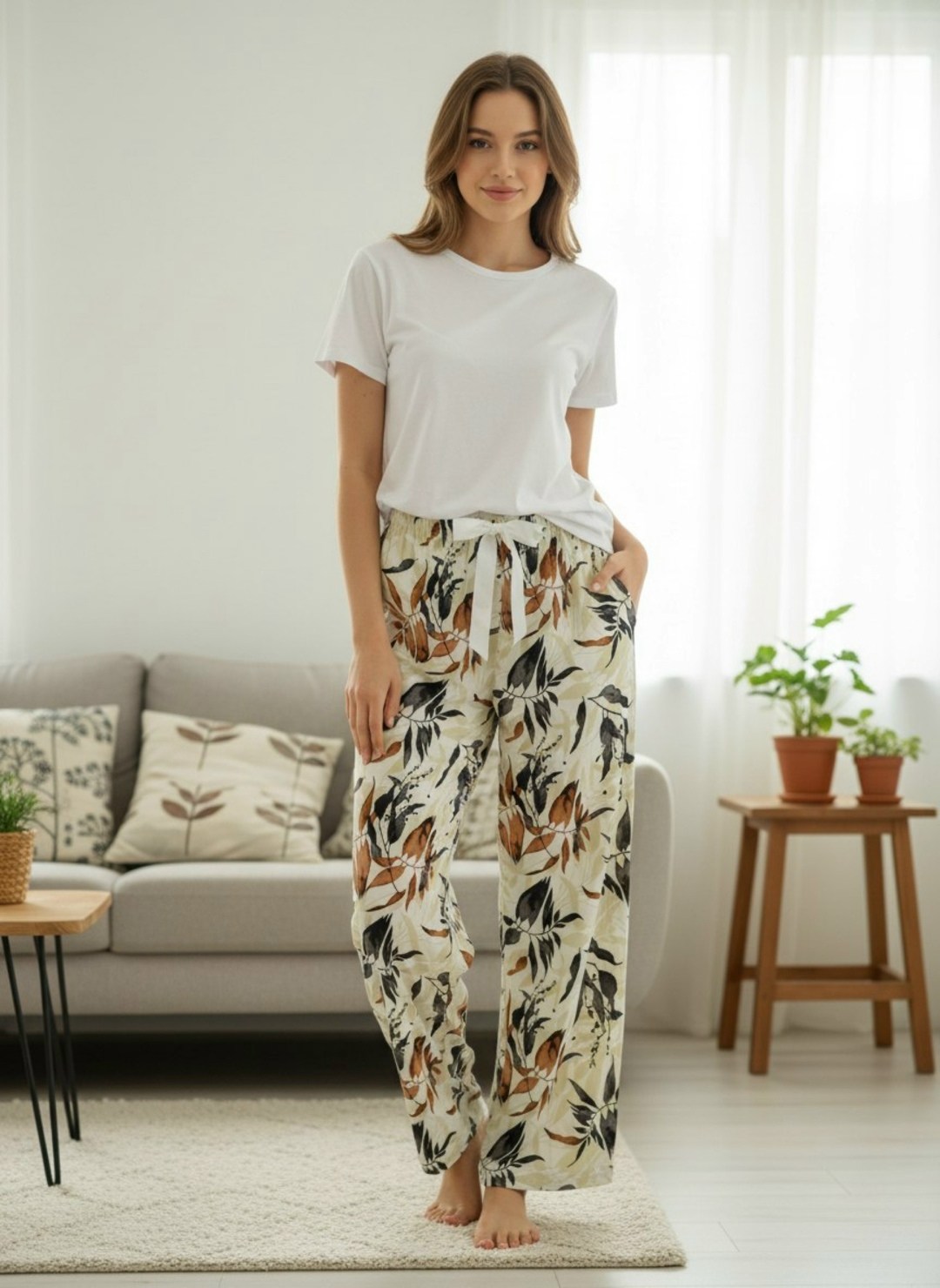 пижама для женщин,пижама домашний одежда,пижама женская,melado брюки женские (пижамные) арт. 4108w-50117.1h-051,комплект пижама