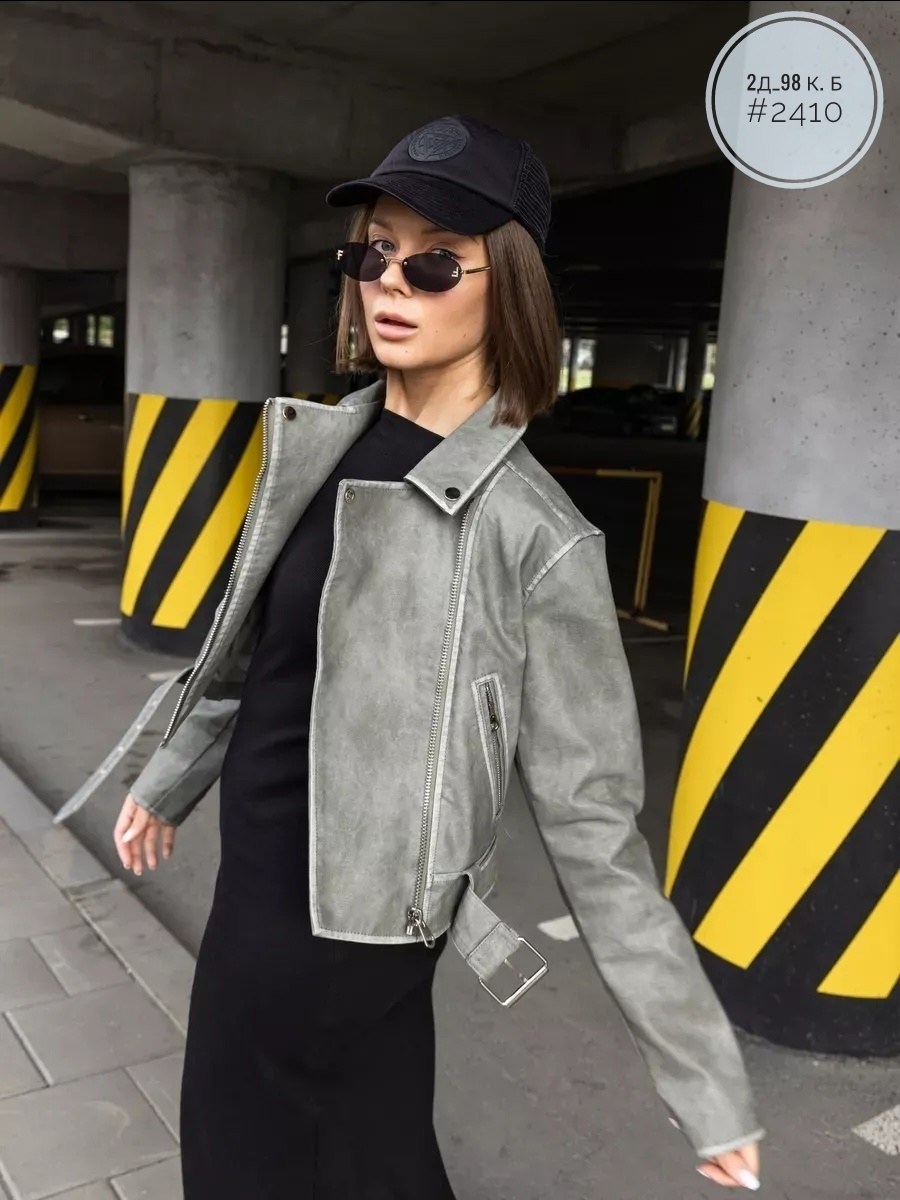 кожаная куртка,куртка косуха,кожаная куртка косуха,косуха куртка весна-осень кожаная y2k,куртка кожаная косуха оверсайз