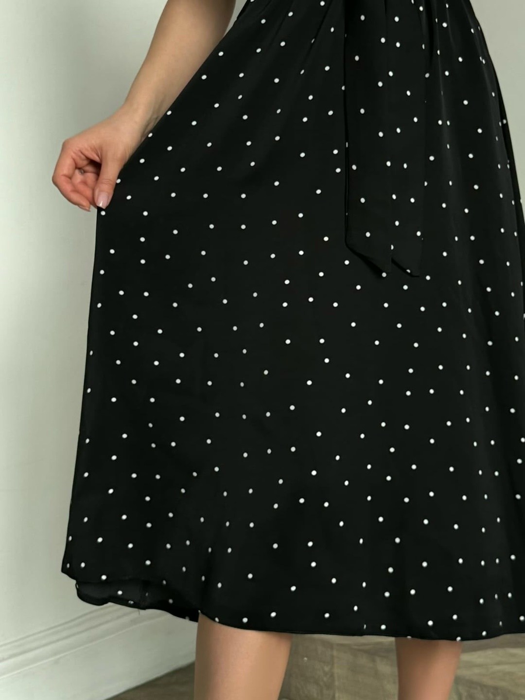 платье миди,платье в горошек с белым воротником,платье женской,платья,платье женское летнее