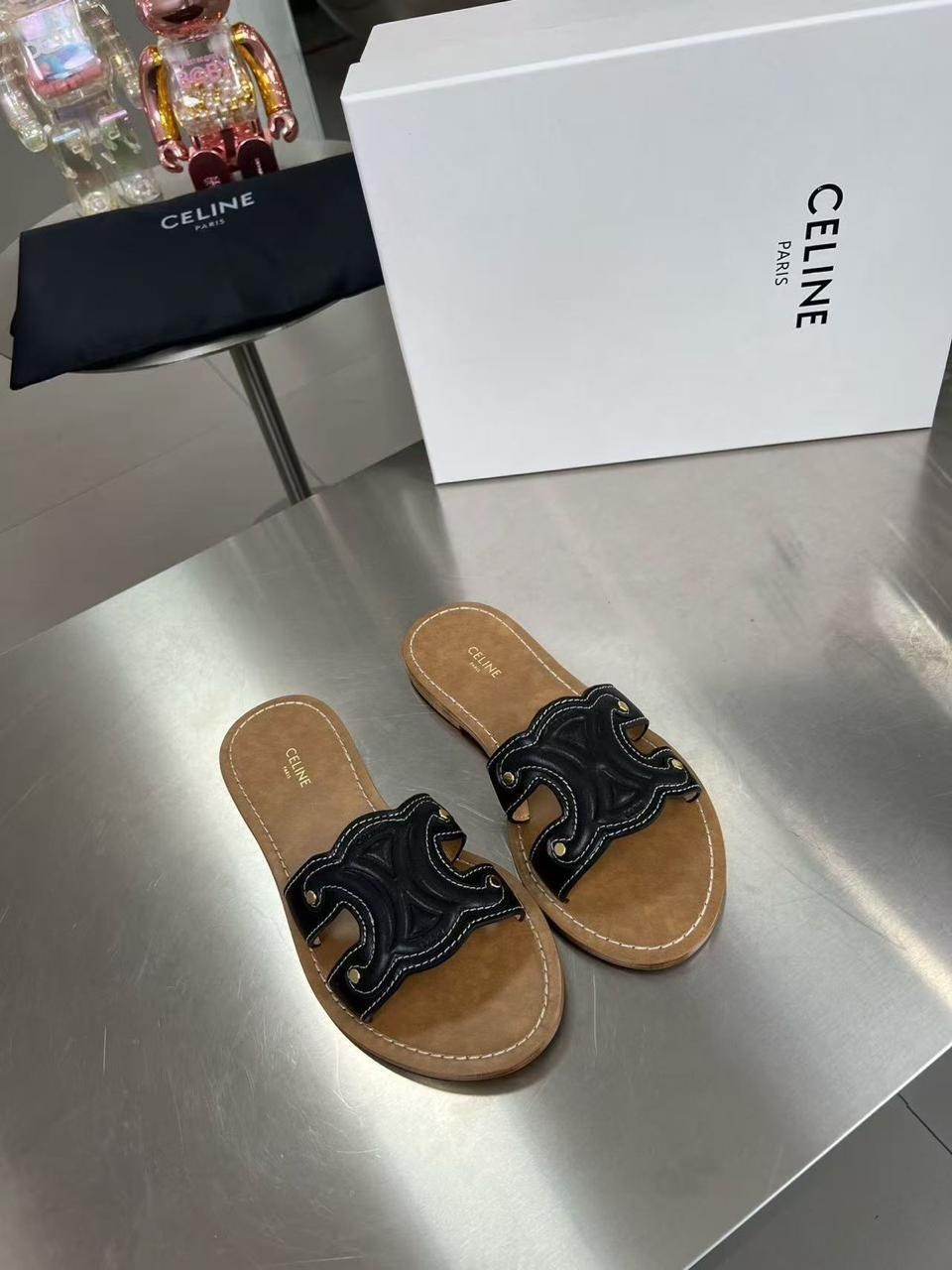 женские шлепанцы,шлепанцы celine,шлепки женские,шлепанцы летние женские,