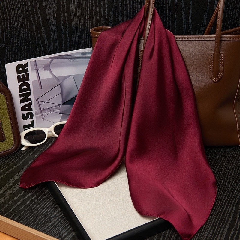 шелковый шарф,женский шелковый шарф,шелковый платок однотонный,шелковый женский платок,шарфы для женщин