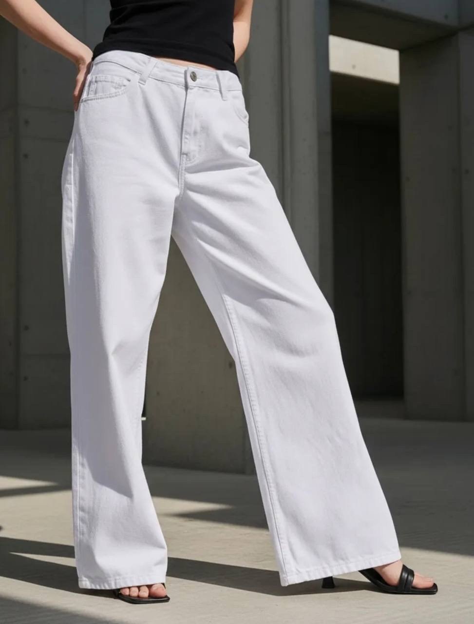 белые джинсы,джинсы широкие,джинсы белые широкие,джинсы женские,джинсы женские белые