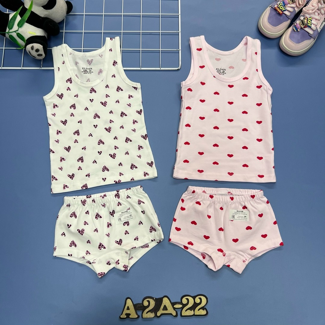 комплект нижнего белья для девочек,майка трусы комплект,комплект,белье детское комплект,комплект нижнего белья детский