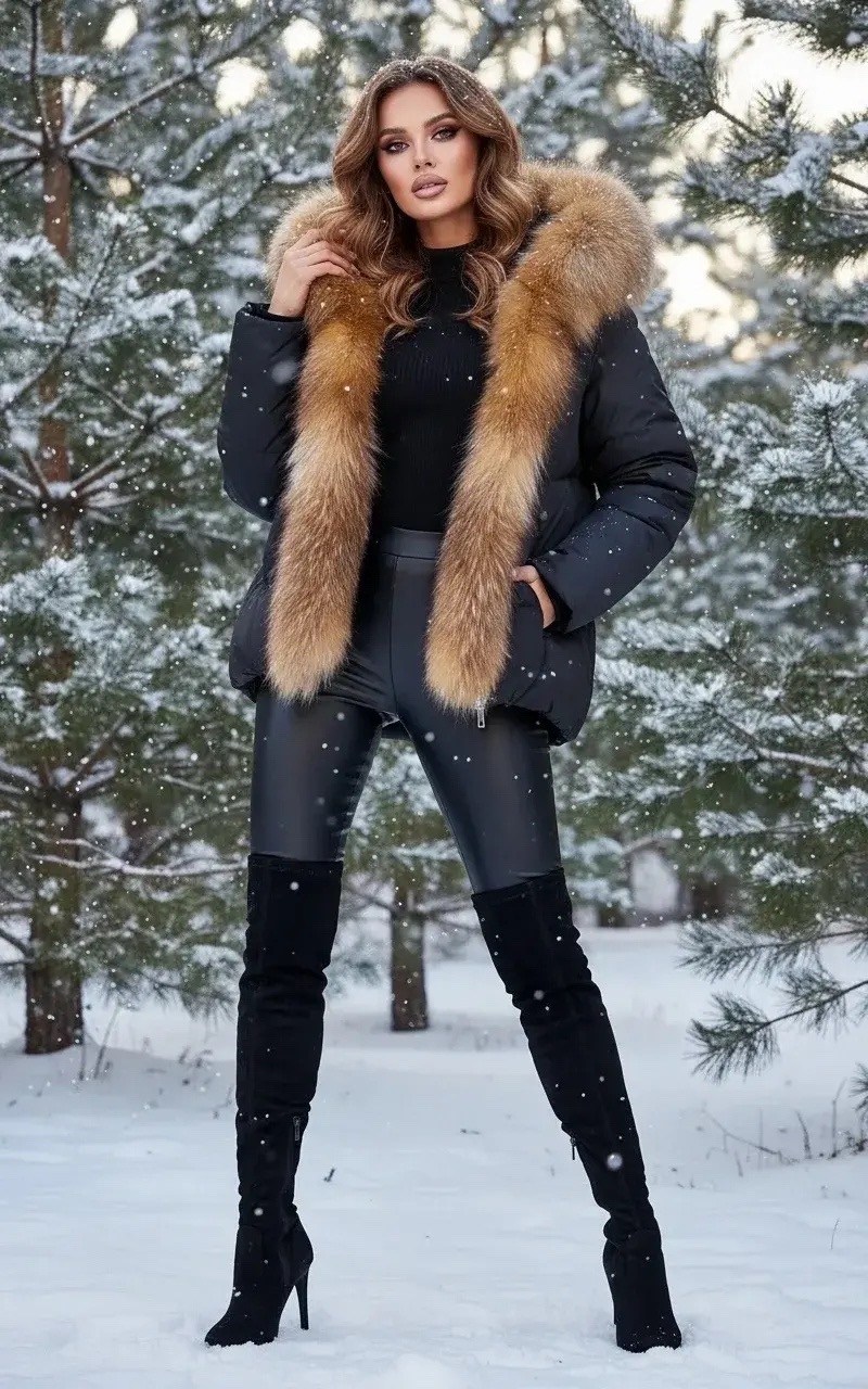 пуховик женский демисезонный с капюшоном и натуральным мехом city furs,зимний пуховик с натуральным мехом лисы и капюшоном romana furs,пуховик с капюшоном со съемным мехом лисы romana furs,пуховик с м