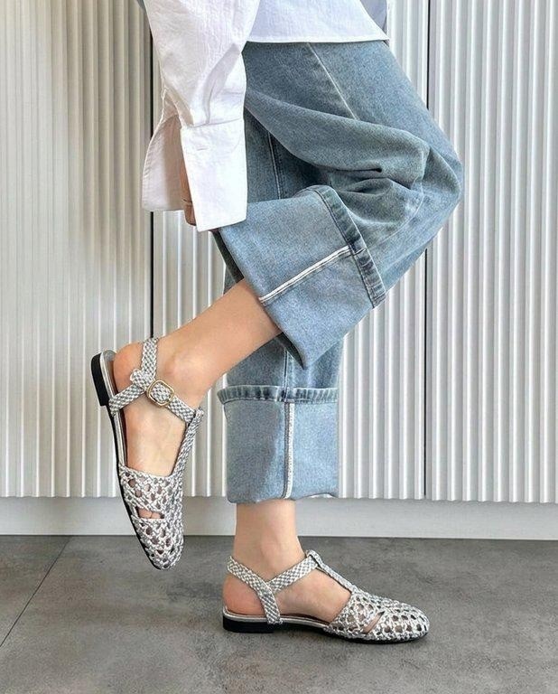 женские босоножки,плетеные босоножки,модные сандалии,босоножки на плоской подошве,женская