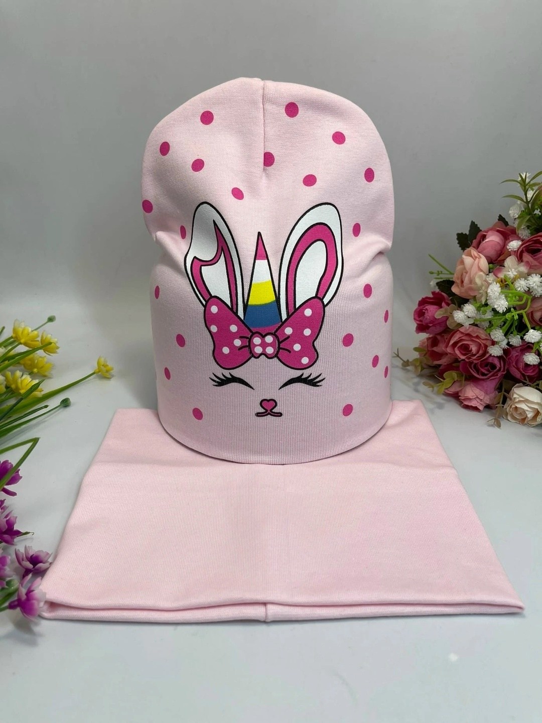 детская трикотажная шапка,шапка и снуд для детей,шапка для девочек,комплект шапка и снуд для девочек,шапка для детей