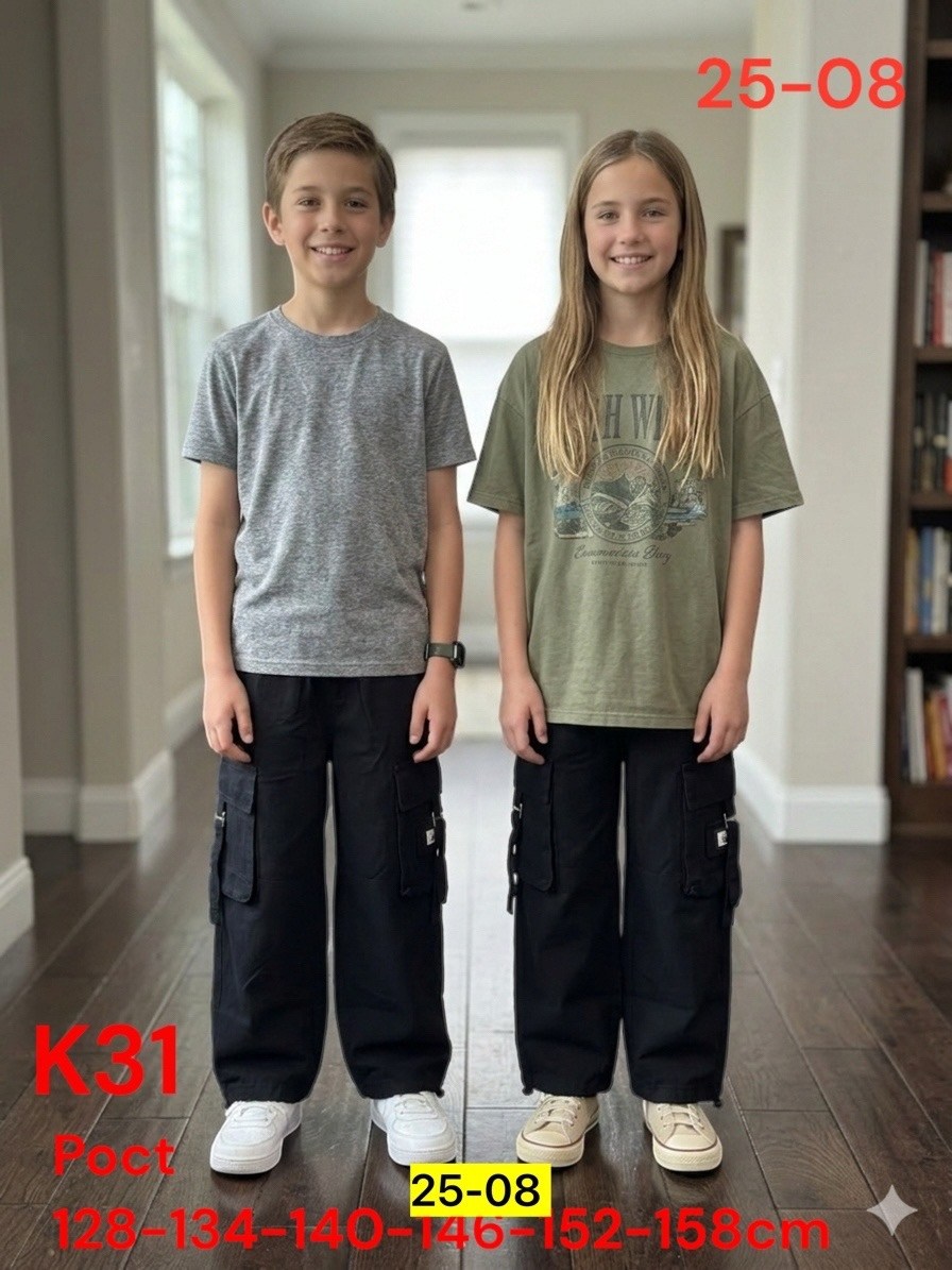 брюки карго для девочки,брюки для девочек,брюки школьные карго широкие sham bala,штаны для девочек,штаны карго для девочек