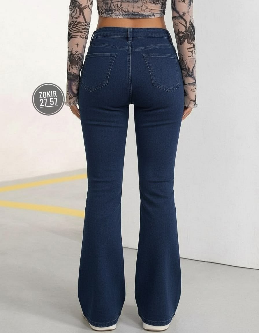 джинсы женские клеш,джинсы женские,черные джинсы клеш,джинсы клеш от колена pularia fashion,джинсы клёш