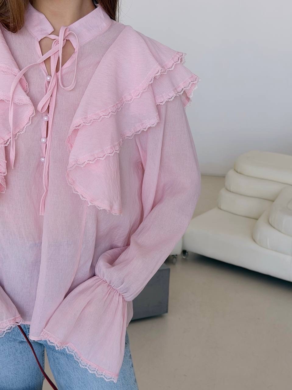 блузка с оборками,блузка женская,блуза,женская блуза,love republic шифоновая блузка с оборками