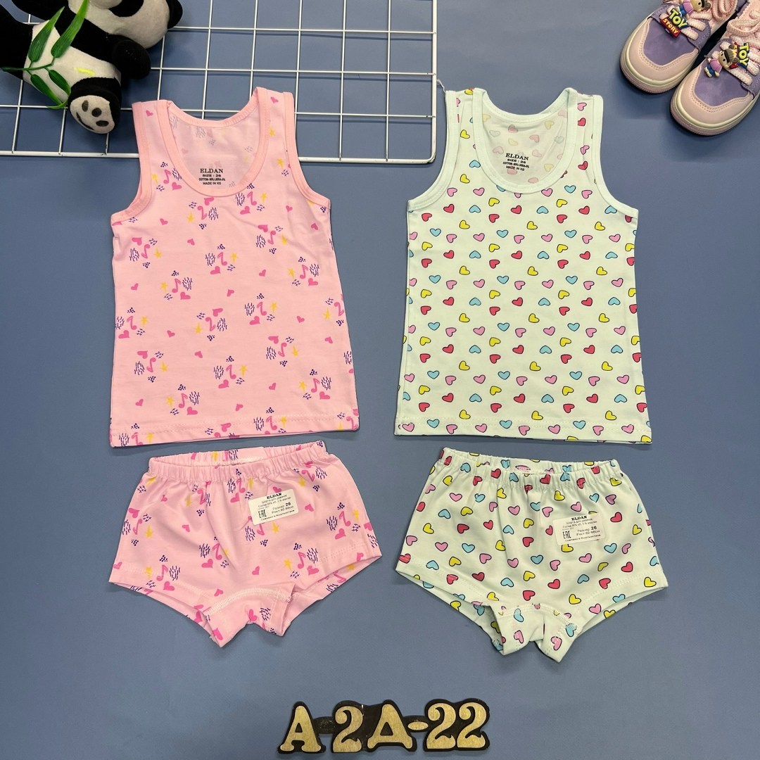 комплект нижнего белья для девочек,майка трусы комплект,комплект,белье детское комплект,комплект нижнего белья детский