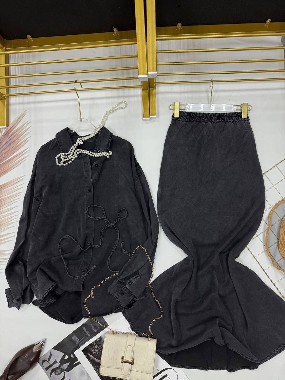 джинсовый костюм с юбкой,джинсовый костюм женский,джинсовые костюмы,костюм повседневный,женский джинсовый костюм с юбкой