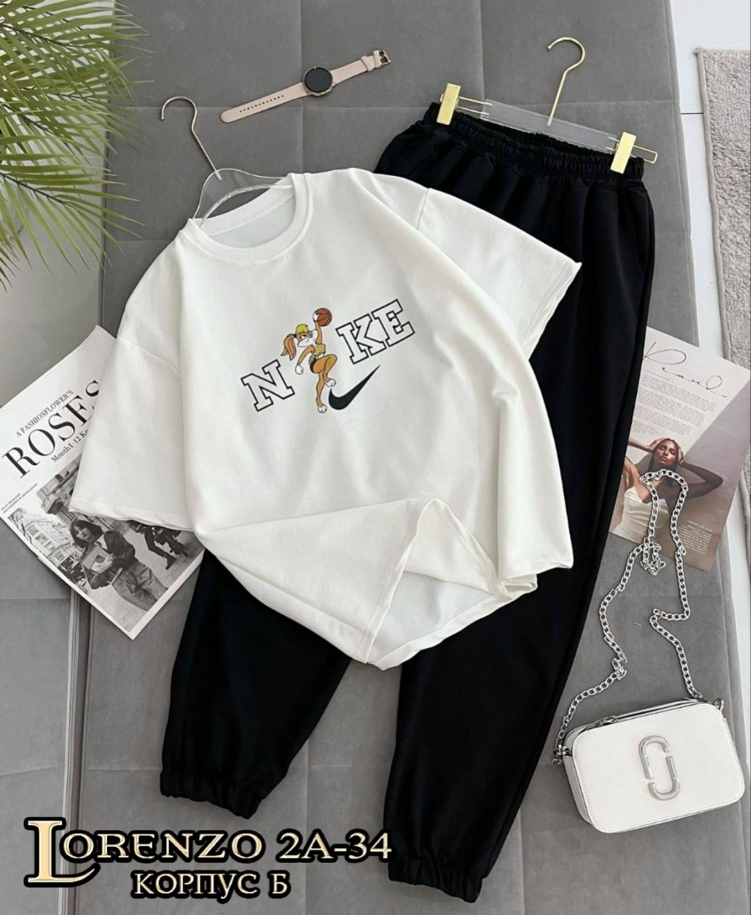 спортивные костюмы женские,широкие штаны и футболка оверсайз,cпортивный костюм свитшот,стильные костюмы,спортивный костюм свободного кроя