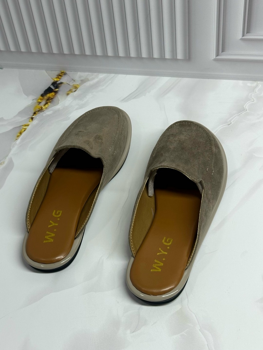 ,мюли женские,мюли прада, женская,мюли замшевые