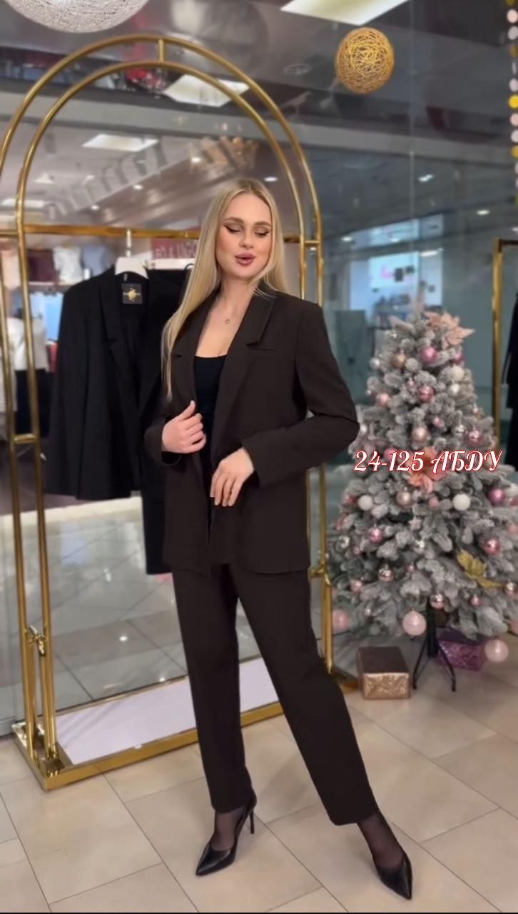 брючные костюмы женские,брючный костюм dilana vip 1942/2 черный,модные брючные костюмы,женский брючный костюм двойка,костюм с брюками