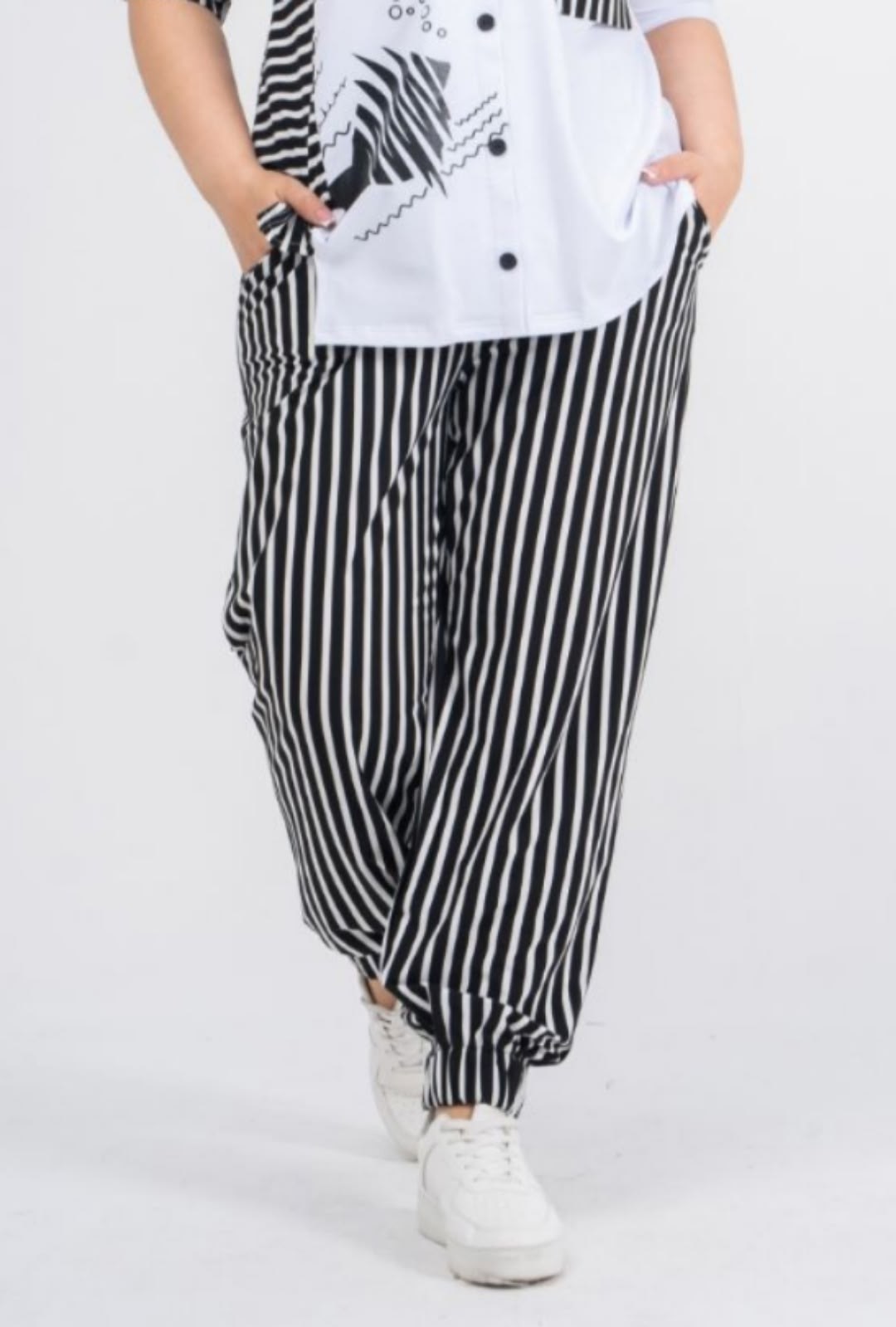 брюки широкие,брюки женские,костюм со штанами,брюки палаццо 503-84 полоса/штапель,брюки льняные широкие