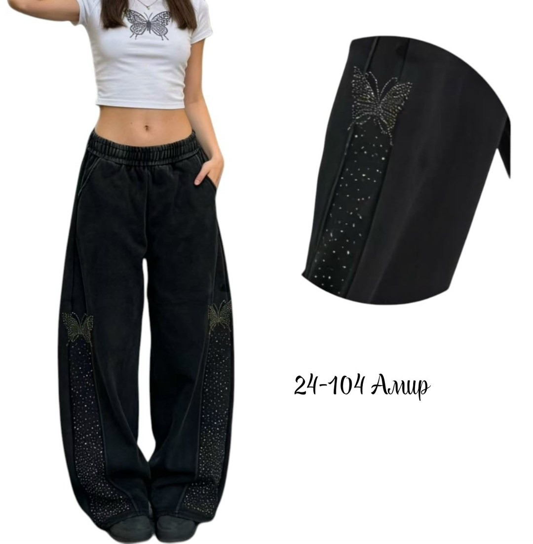 брюки широкие палаццо со стразами,брюки широкие палаццо со стразами bun_shop 231950334,брюки со стразами,брюки широкие,брюки женские