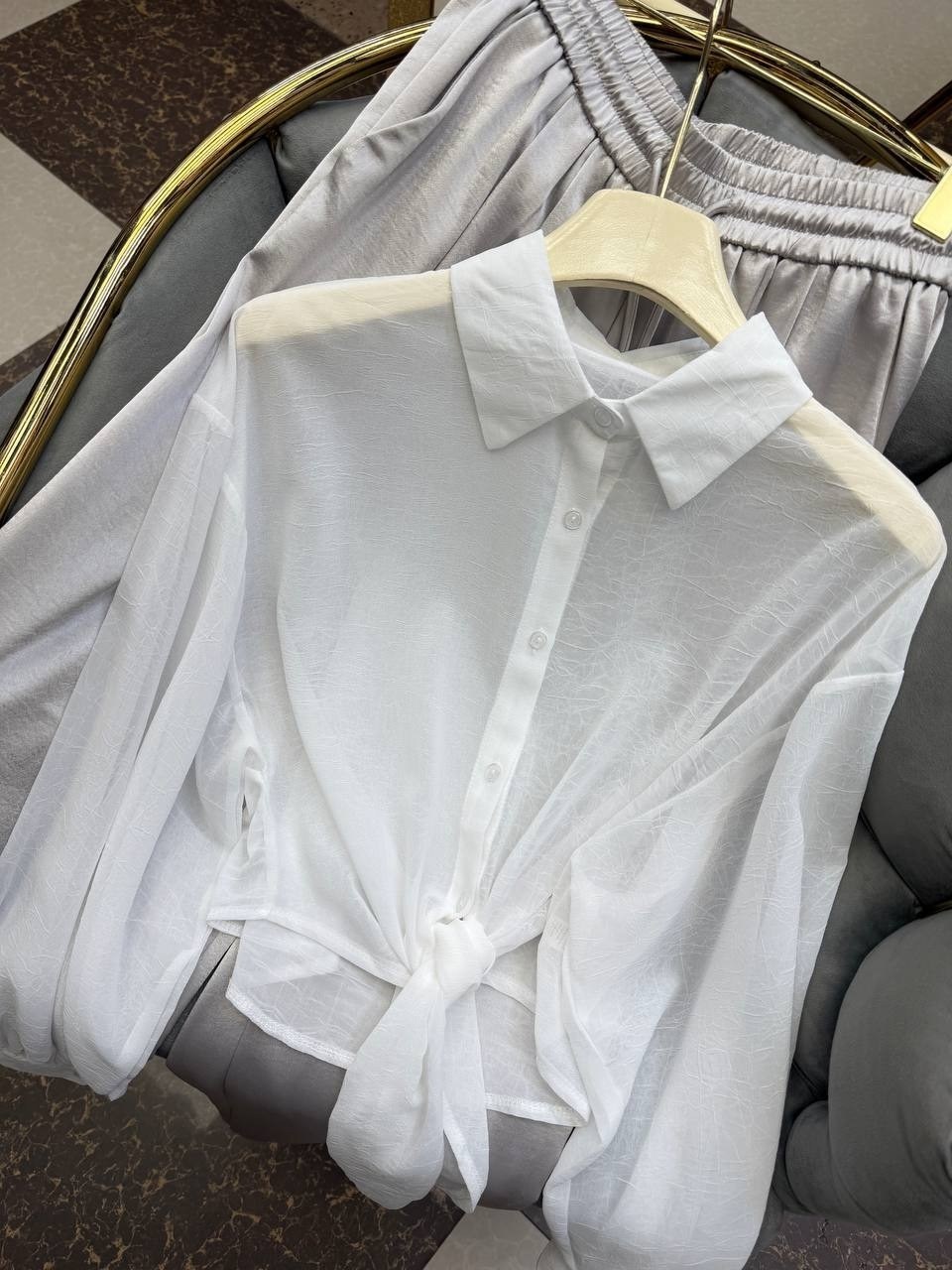 элегантная блузка,женская рубашка,женская блузка,блузка голубая,блузка классический стиль