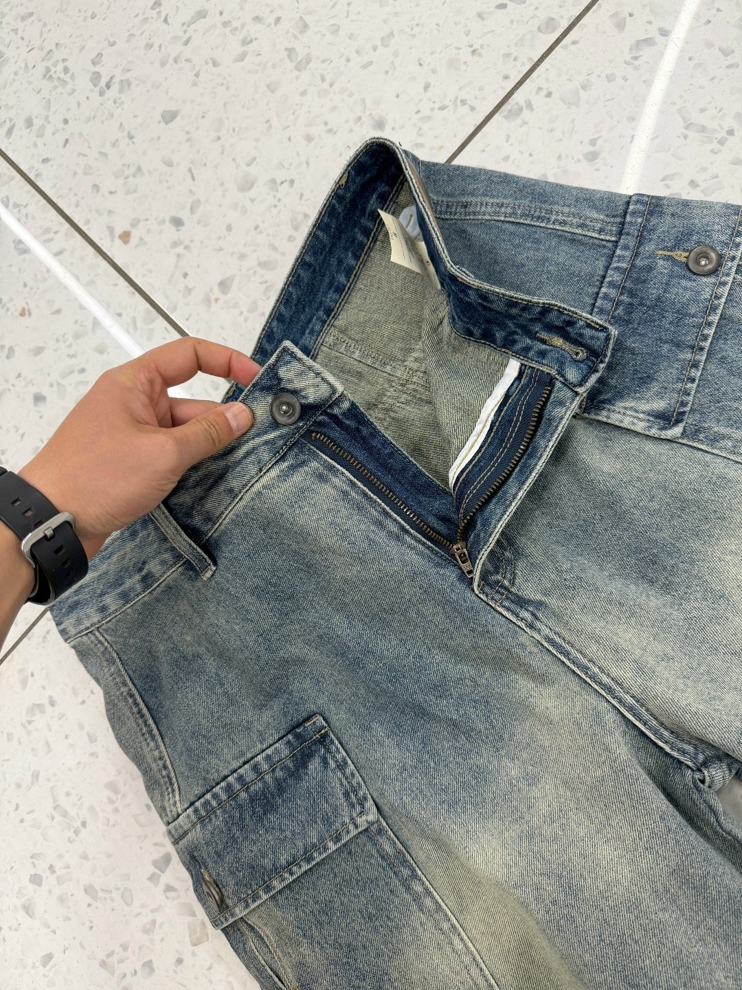 белая футболка оверсайз,джинсы свободного кроя,мужские джинсы,джинсы свободного кроя eren wide baggy 2y studios, цвет light blue,футболка оверсайз канье вест