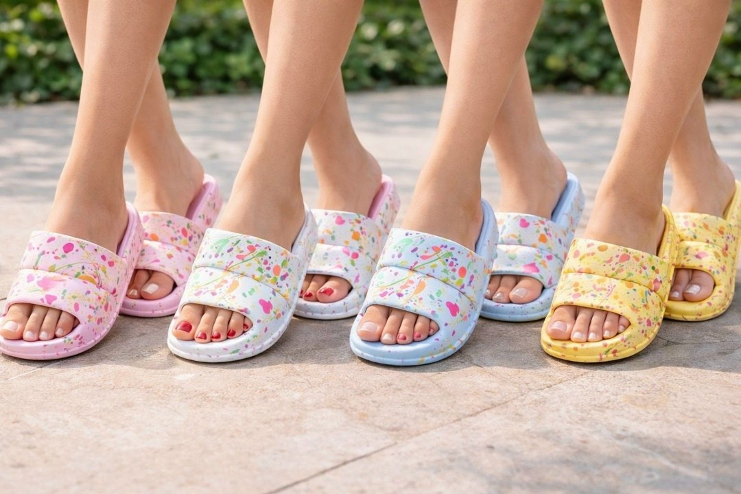 шлепанцы женские,,crocs classic,яркие шлепанцы,летние тапочки