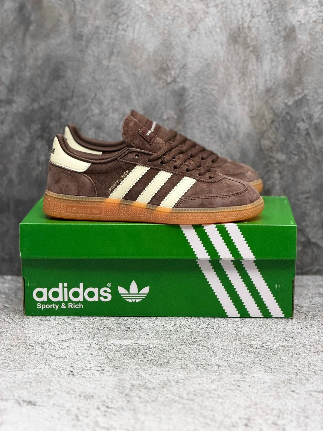 кроссовки adidas handball spezial,кроссовки adidas spezial,adidas sporty & rich,кроссовки adidas,кеды adidas handball spezial sporty & rich brown
