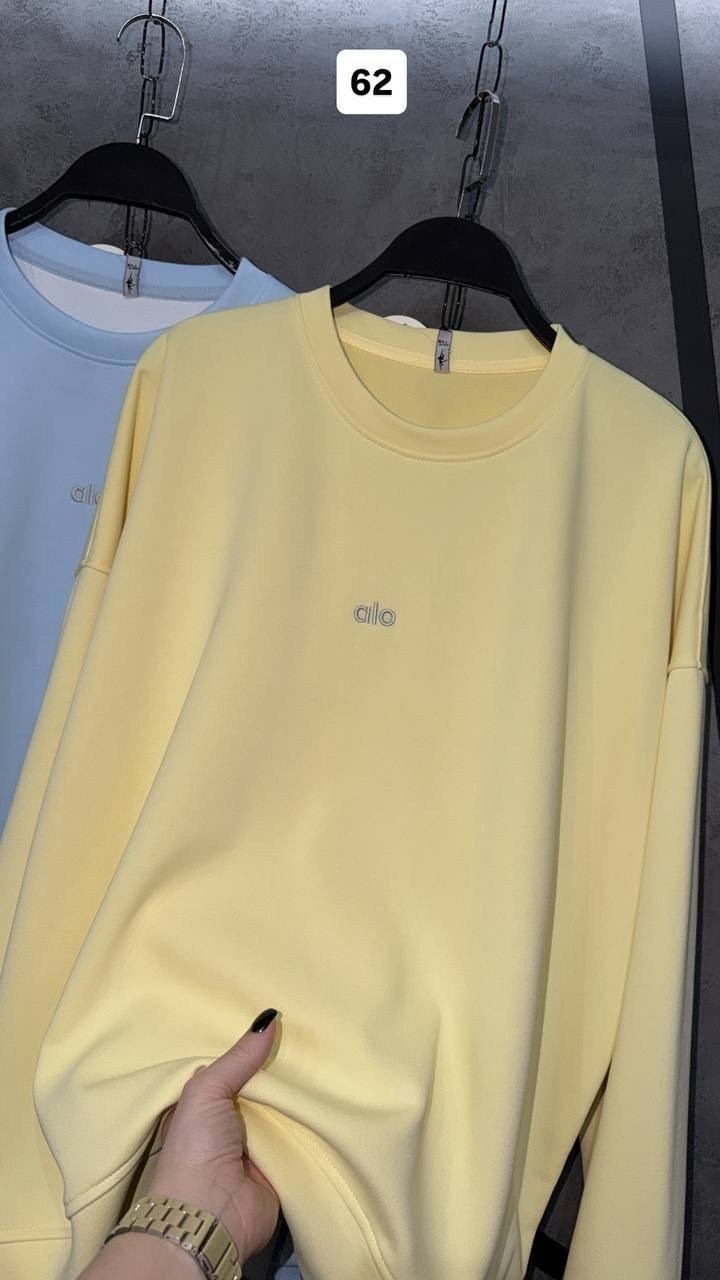 свободный свитшот,оверсайз толстовка,свитшот женская,женская кофта,желтая толстовка