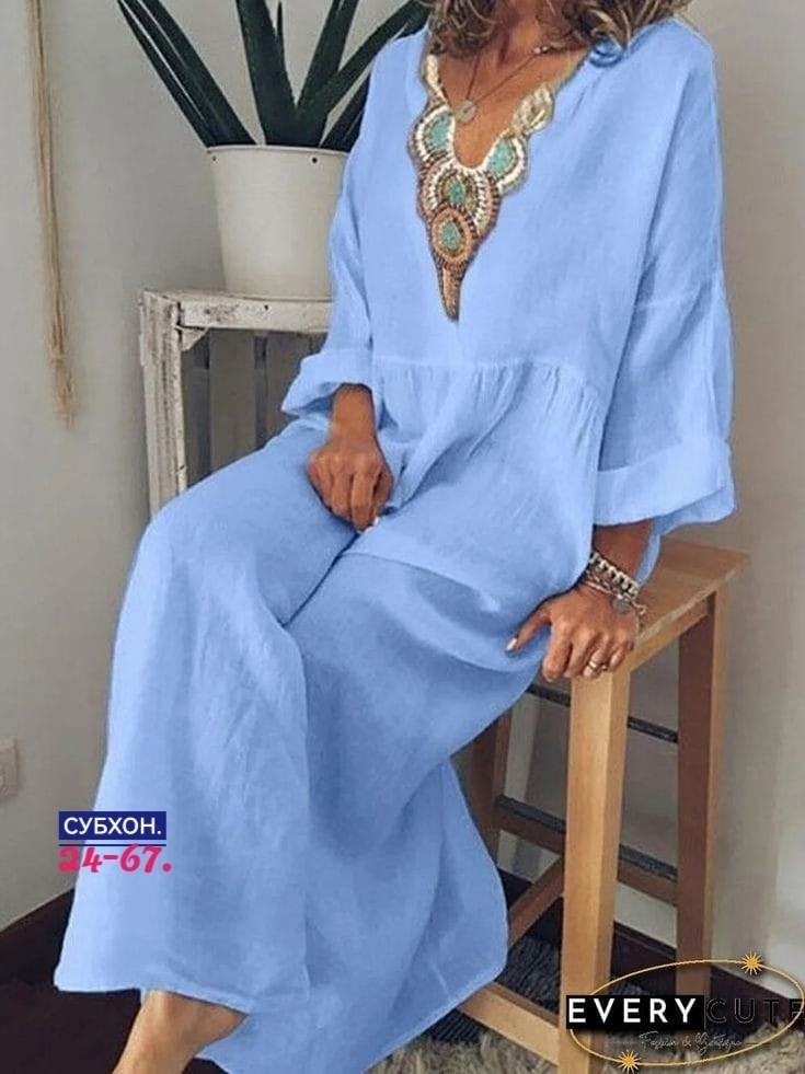 платья в стиле бохо,платье женское длинное из хлопка,платье с длинными рукавами,свободное платье,платье женской