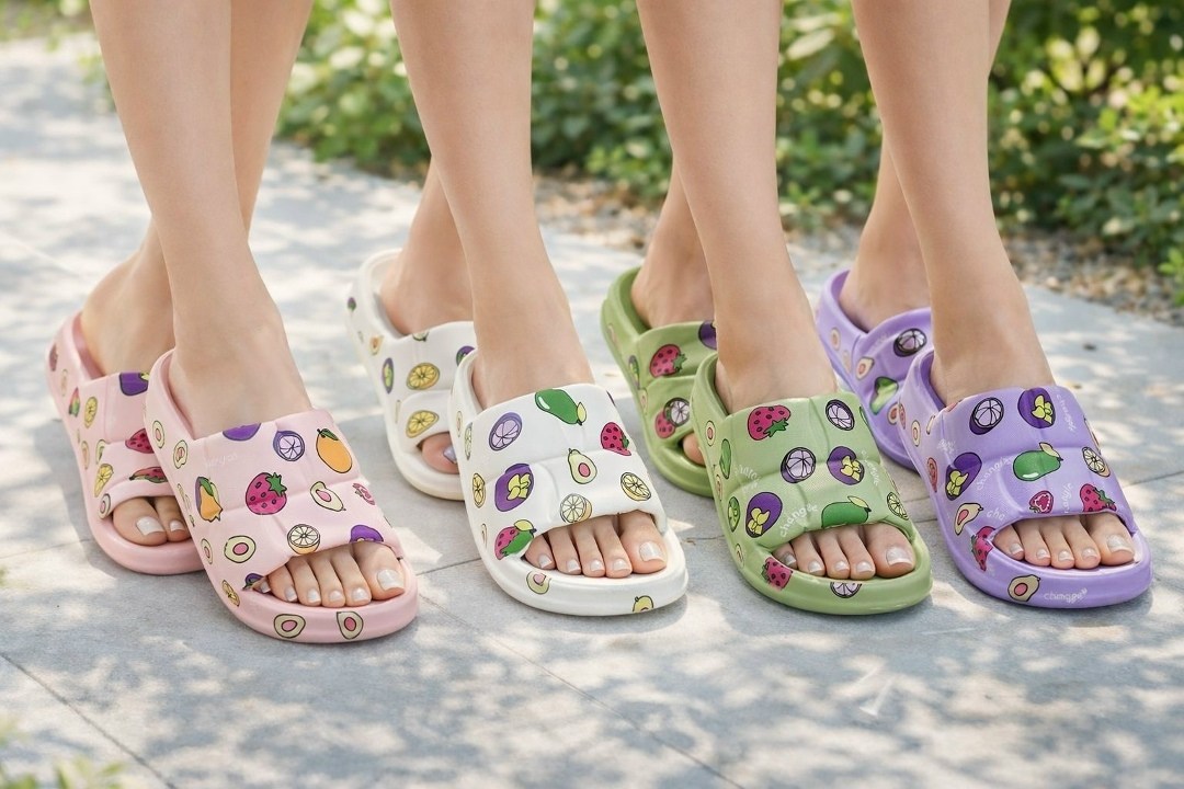 шлепанцы женские,,яркие шлепанцы,crocs classic,пляжная