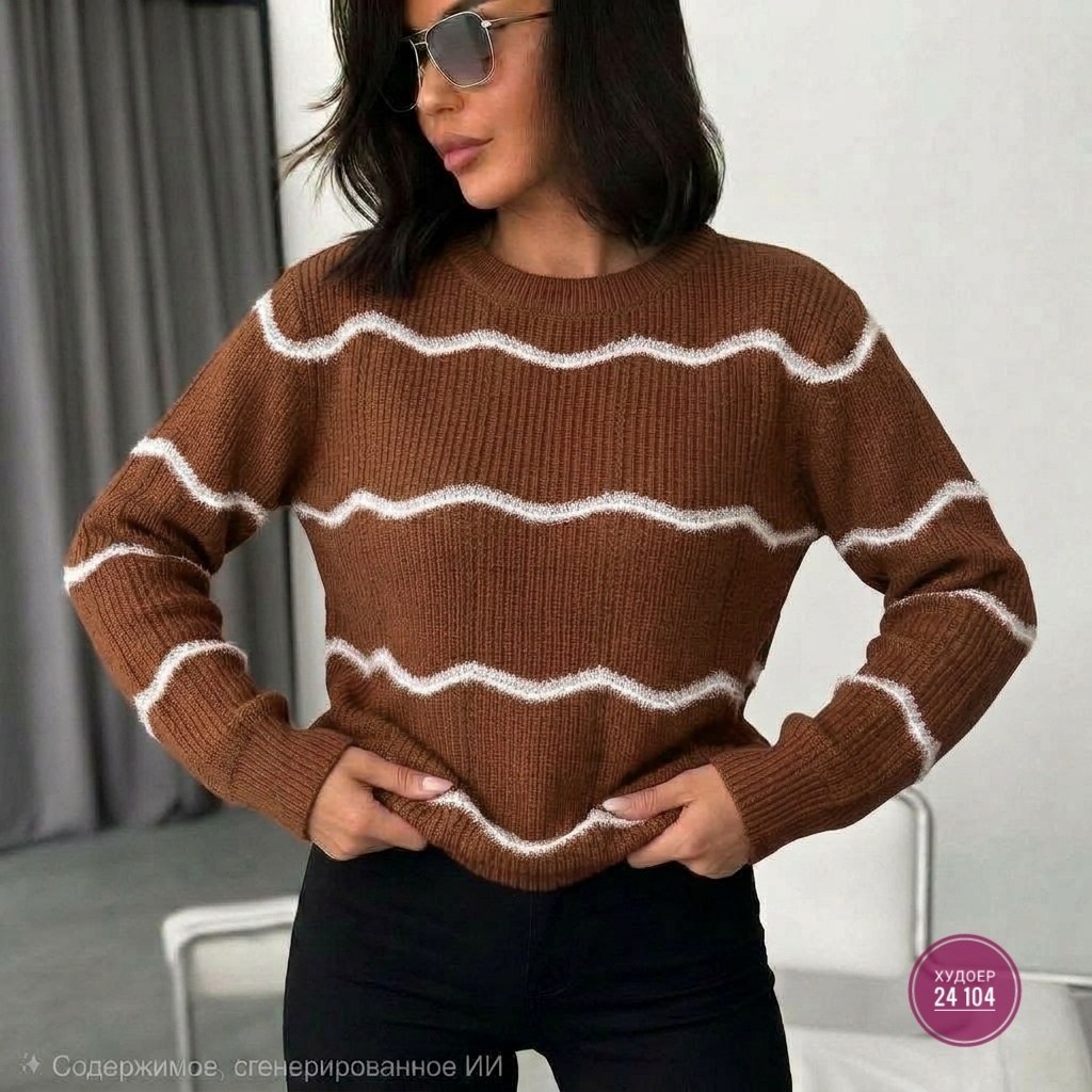 свитер в полоску,модные свитера,свитер,свитера женские,свитер пуловер