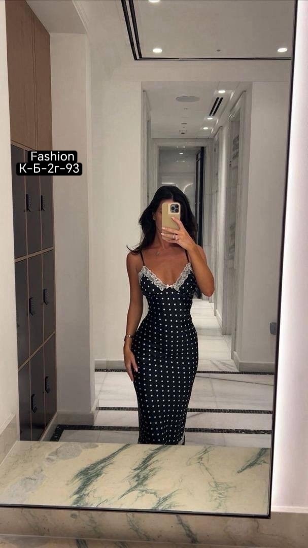 длинное платье в горошек,платье женское в горошек,платья в горошек,женские длинные платья,платье на тонких бретелях