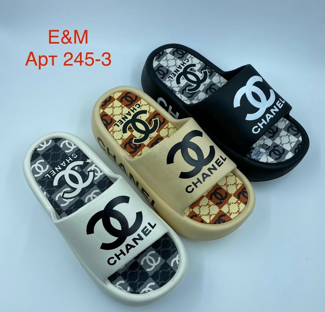 ,шлепанцы chanel,шлепки chanel,шлепанцы шанель,женские тапочки