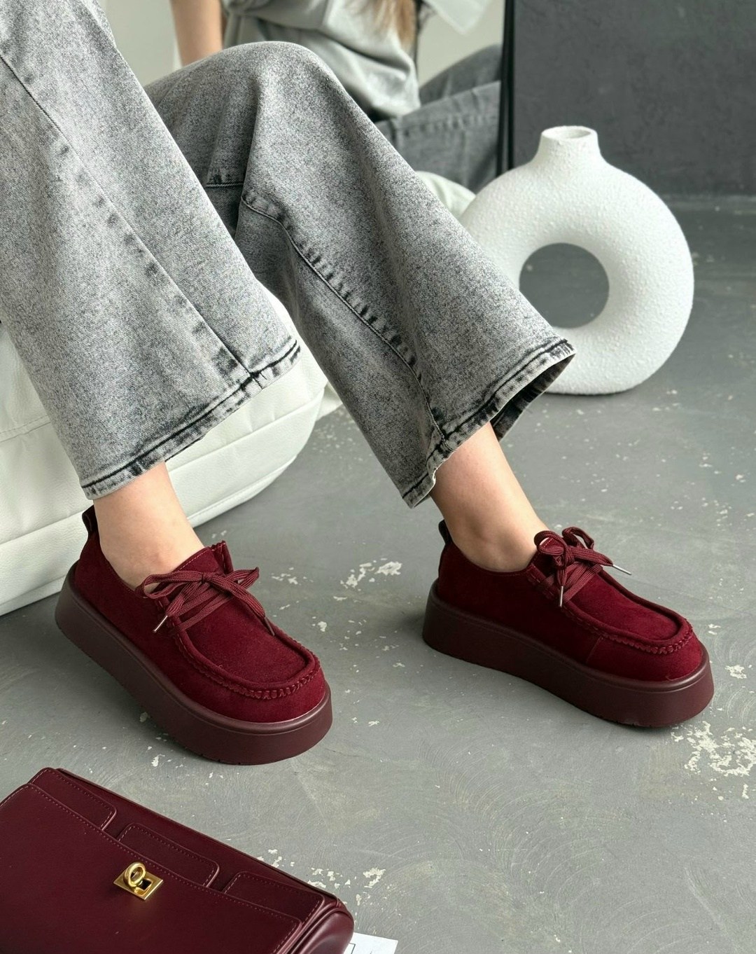 , повседневные,женская ,женские мокасины,повседневная  замшевая кожа плоская женщина круглый