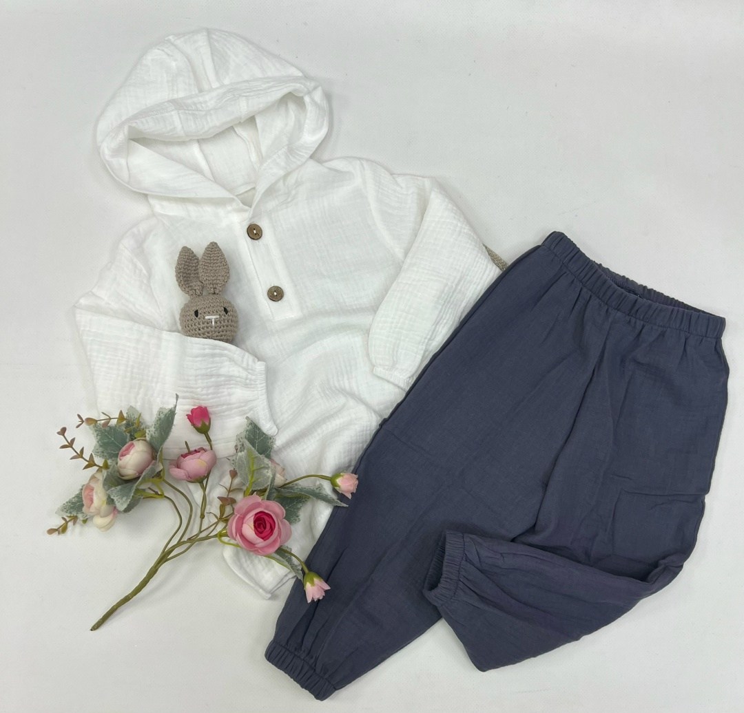 муслиновый костюм детский, из муслина,муслиновый костюм для малыша,костюм из муслина детский,костюм из муслина