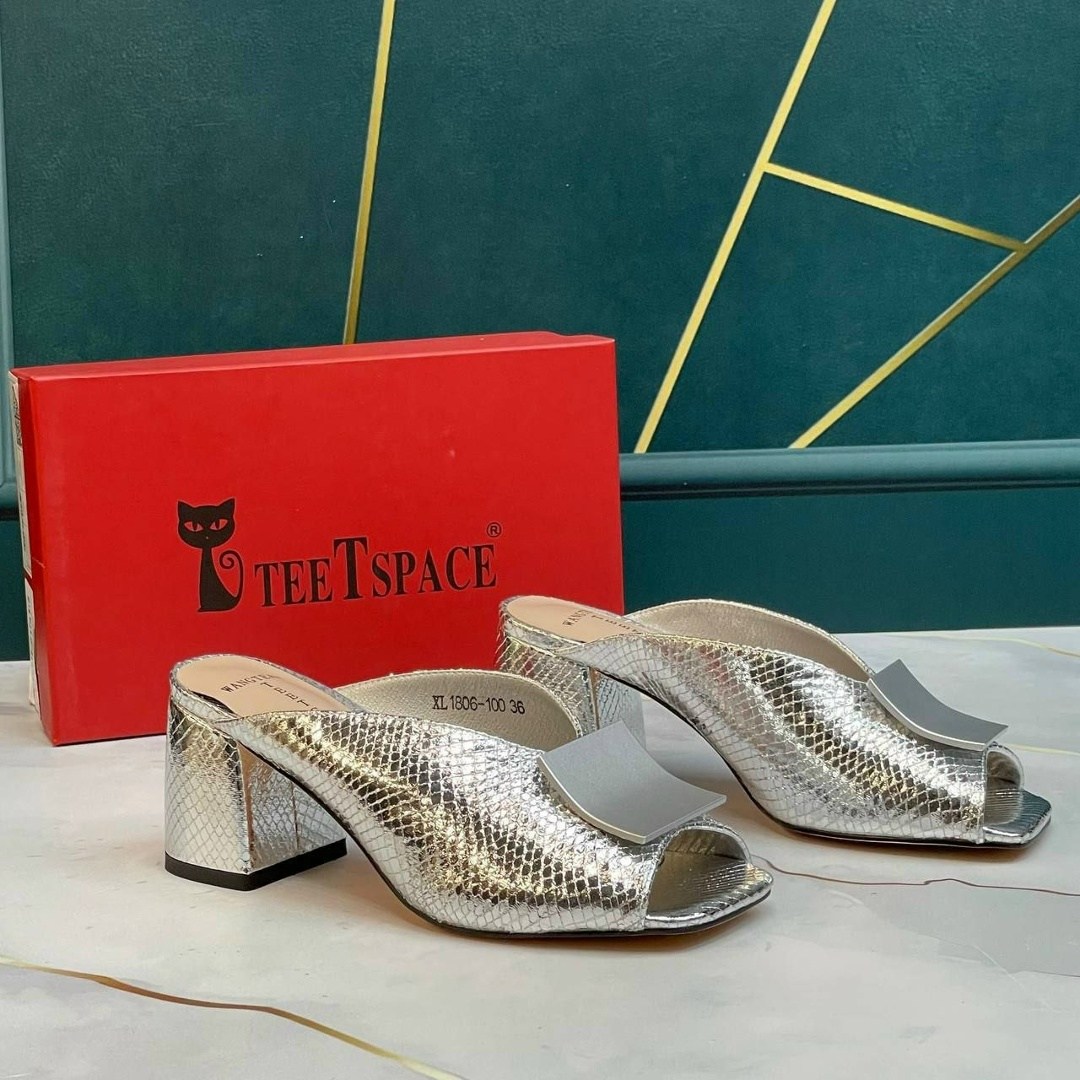 , женская,женские сабо,босоножки серебристые,женские шлепанцы