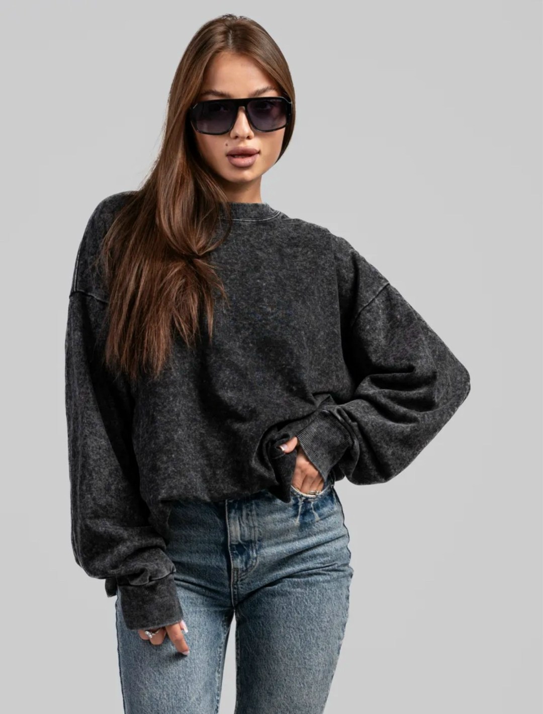 джемпер (свитшот) женский оверсайз из футера с подчесом,оверсайз свитшот,свитшот базовый оверсайз вареный moddo store,cвитшот женский оверсайз,свитшот оверсайз удлиненный