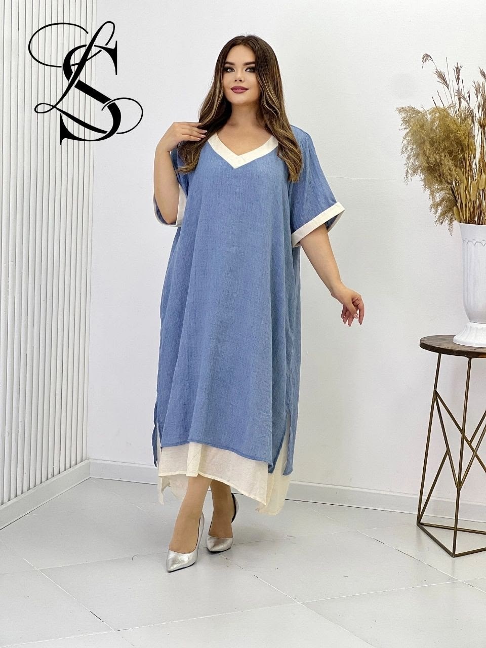 платья для полных,повседневные платья,платье лето,платье женской,платья