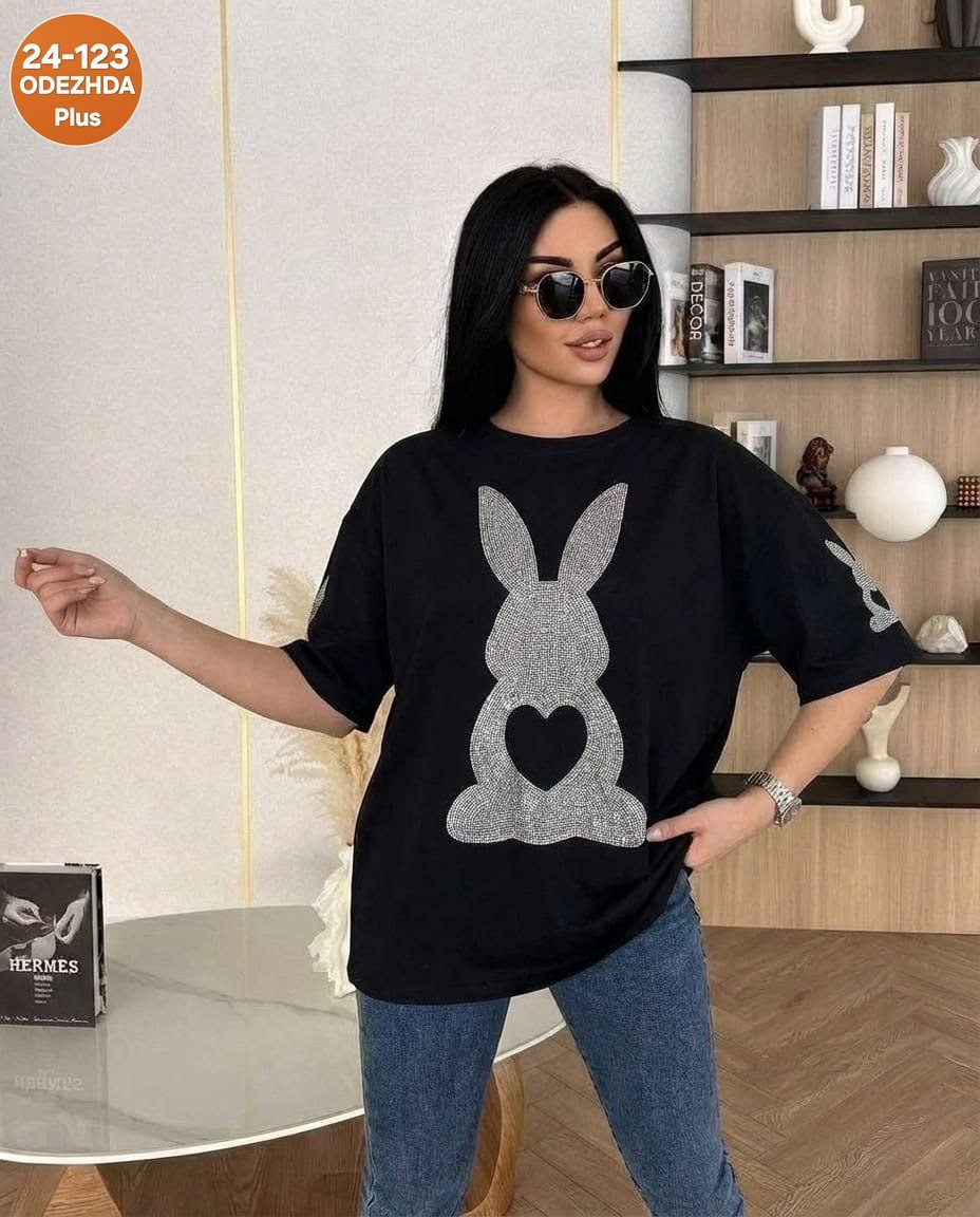 футболка женская,женская футболка оверсайз,футболка оверсайз базовая со стразами,женская футболка оверсайз со стразами,футболки модные