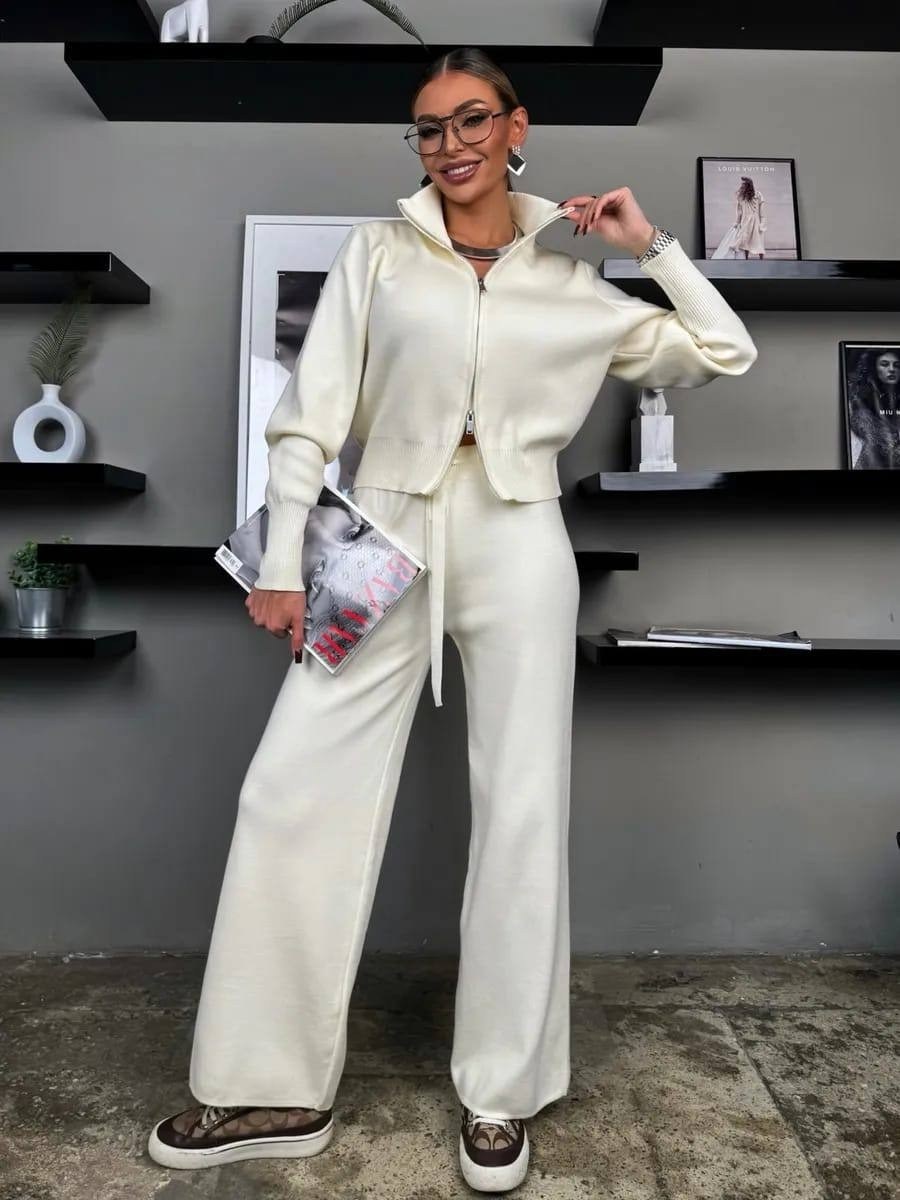 костюм серый кашемировый,костюм двойка кашемир,кашемировый костюм женский,трикотажные костюмы,костюм трикотажный на молний без бренда