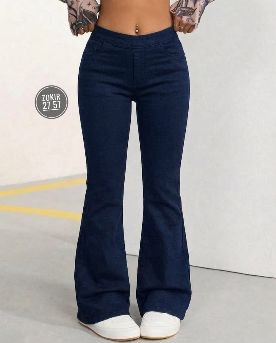 джинсы женские клеш,джинсы женские,черные джинсы клеш,джинсы клеш от колена pularia fashion,джинсы клёш