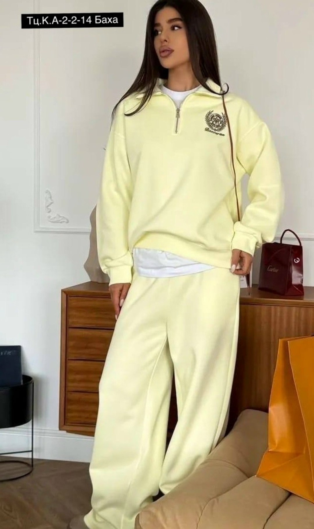 cпортивный костюм оверсайз,спортивные костюмы женские,спортивные костюм,костюм спортивный на молнии палаццо с кулиской 05mrk цвет желтый,спортивный костюм двойка sporty&rich w suits