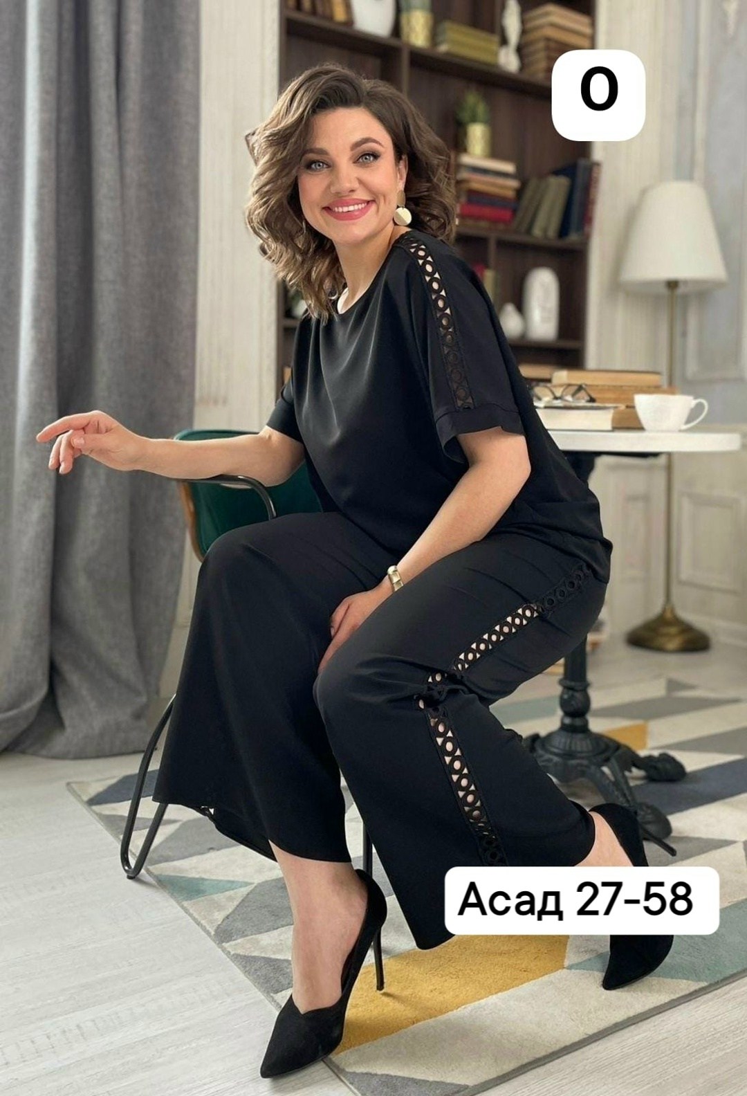 брючный костюм,женский брючный костюм,женские костюмы,брючный костюм rumoda 2124 двойка,костюм rumoda 2124 черный