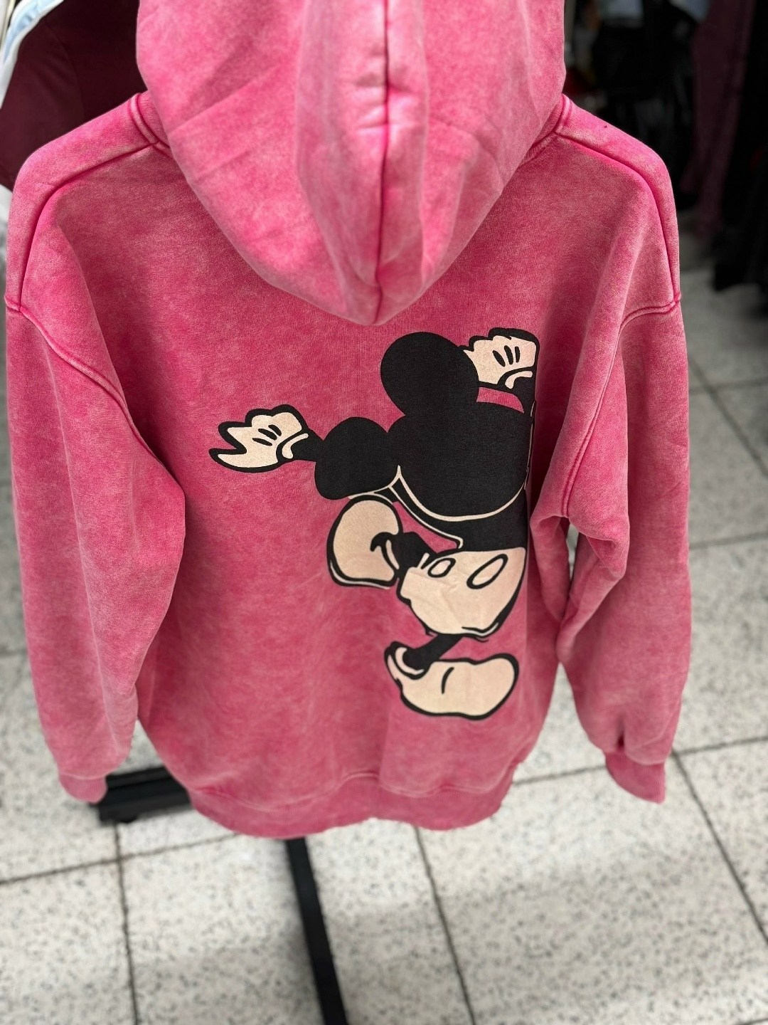 disney mickey mouse mineral wash hoodie,h&m pink disney hoodie,толстовка,кофта женская,pink mickey mouse hoodie h&m