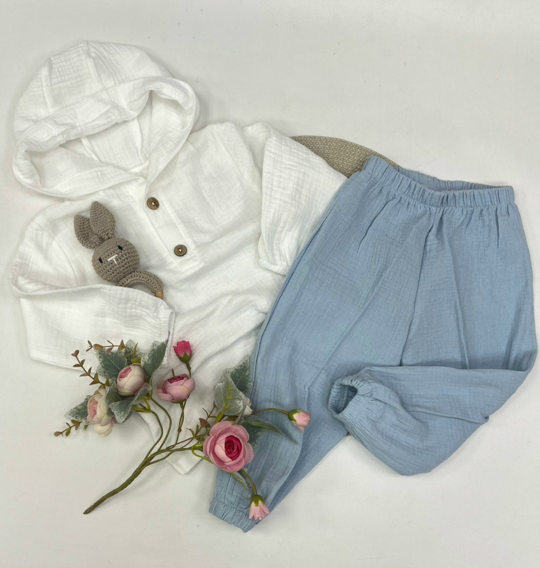 муслиновый костюм детский, из муслина,муслиновый костюм для малыша,костюм из муслина детский,костюм из муслина