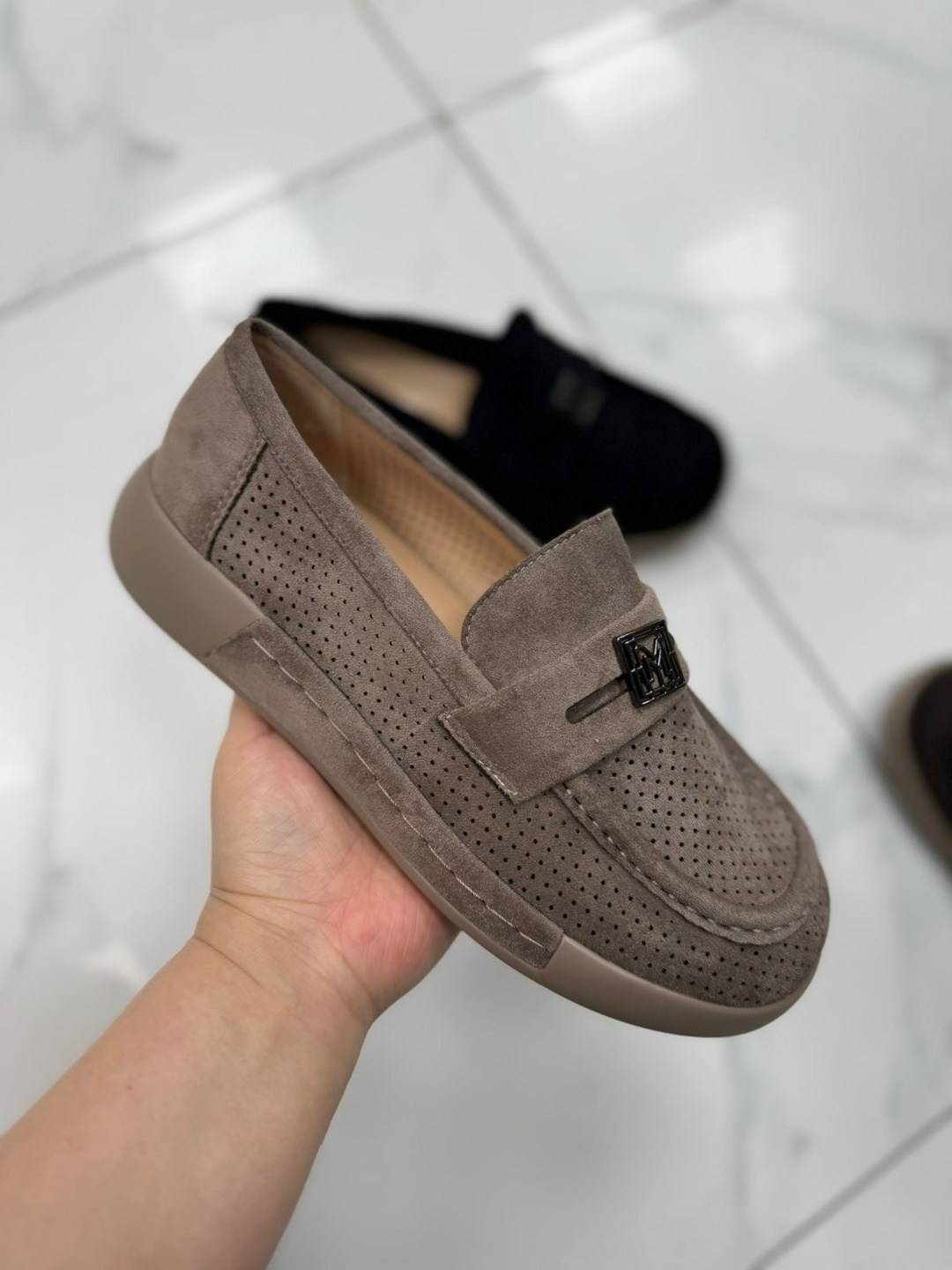 ,мокасины с перфорацией,летние мокасины,женская ,обуви