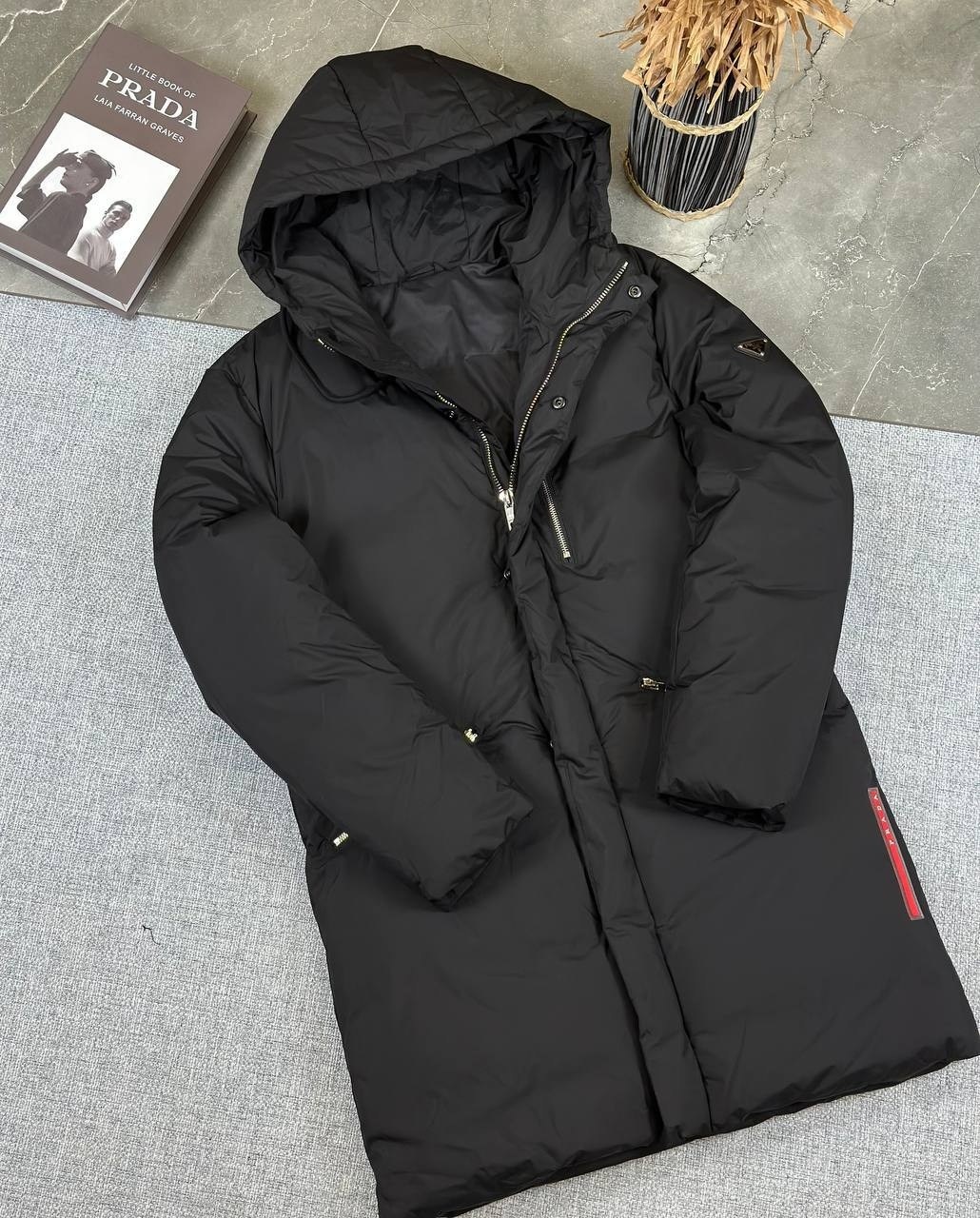 мужские пуховики,куртка,длинный пуховик мужской prada,зимняя куртка,пуховик