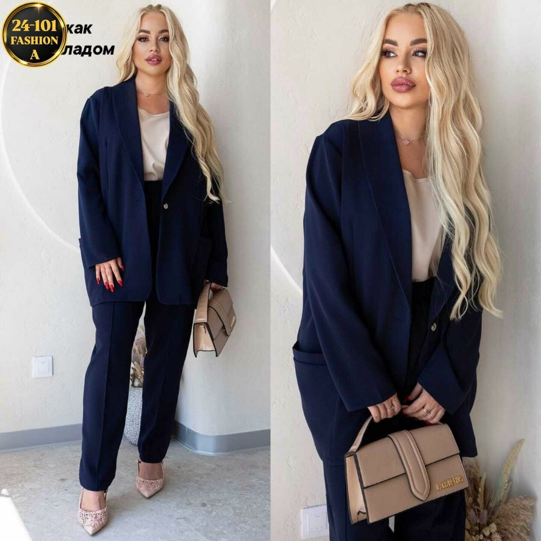 костюм тройка женский,брючный костюм женский,костюм брючный женский двойка,костюм брючный 774 василек vilena,брючный костюм больших размеров