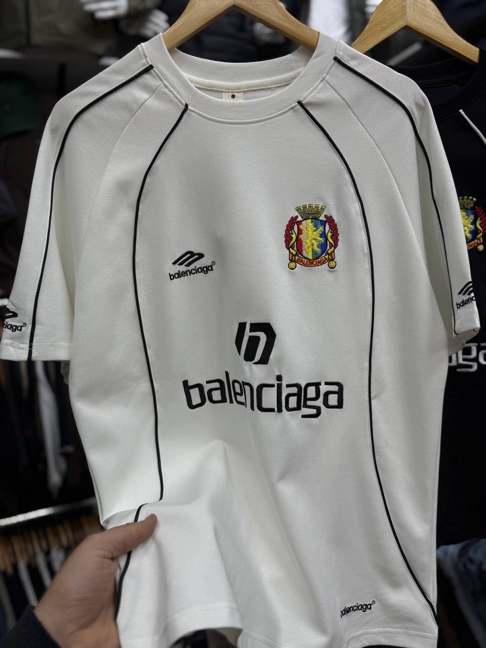 футбольная форма,футболка джерси баленсиага,футбольная футболка,футболки баленсиага,футбольная майка balenciaga цвет black