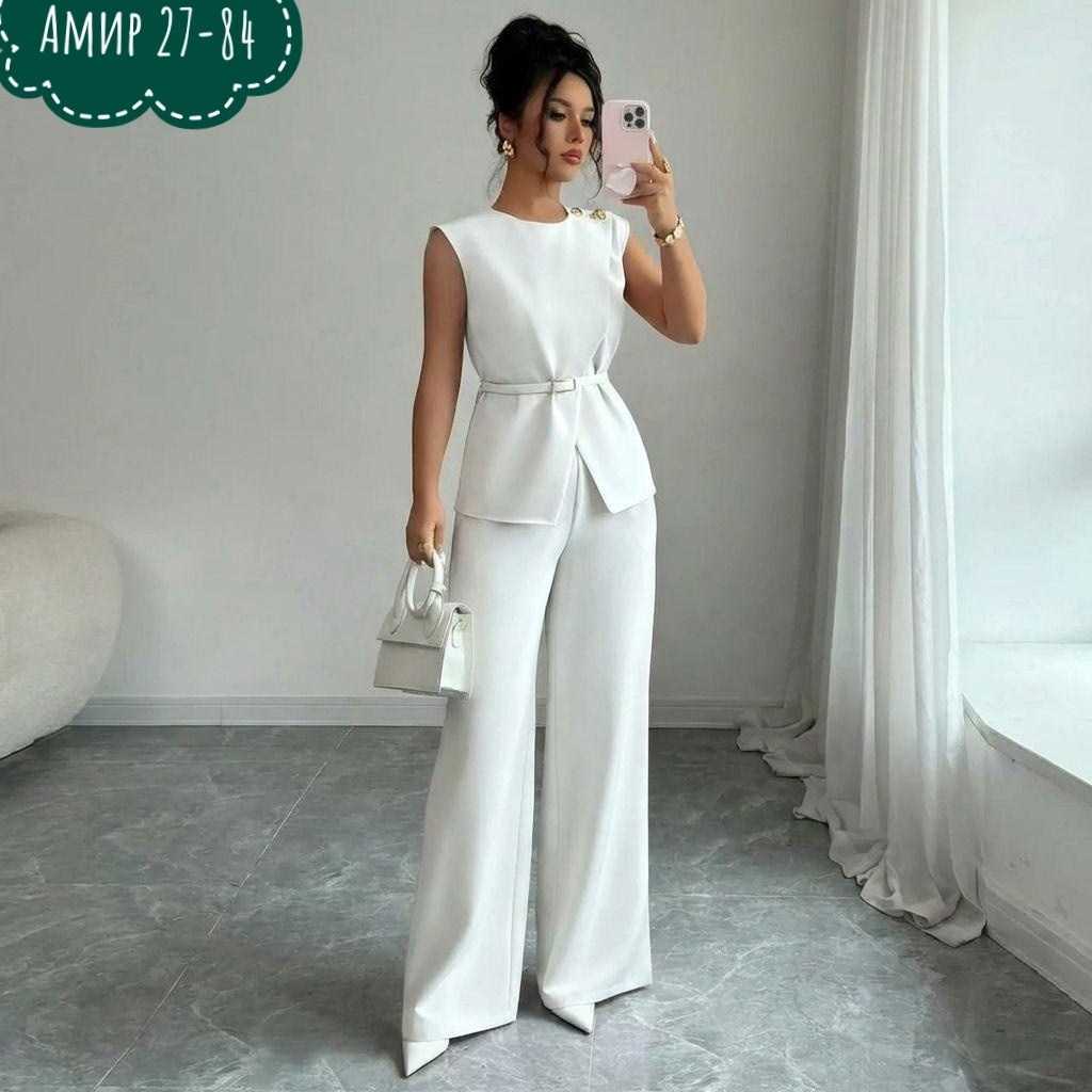 белый брючный костюм,женский брючный классический костюм,костюм брючный,женский деловой костюм,женский брючный костюм двойка