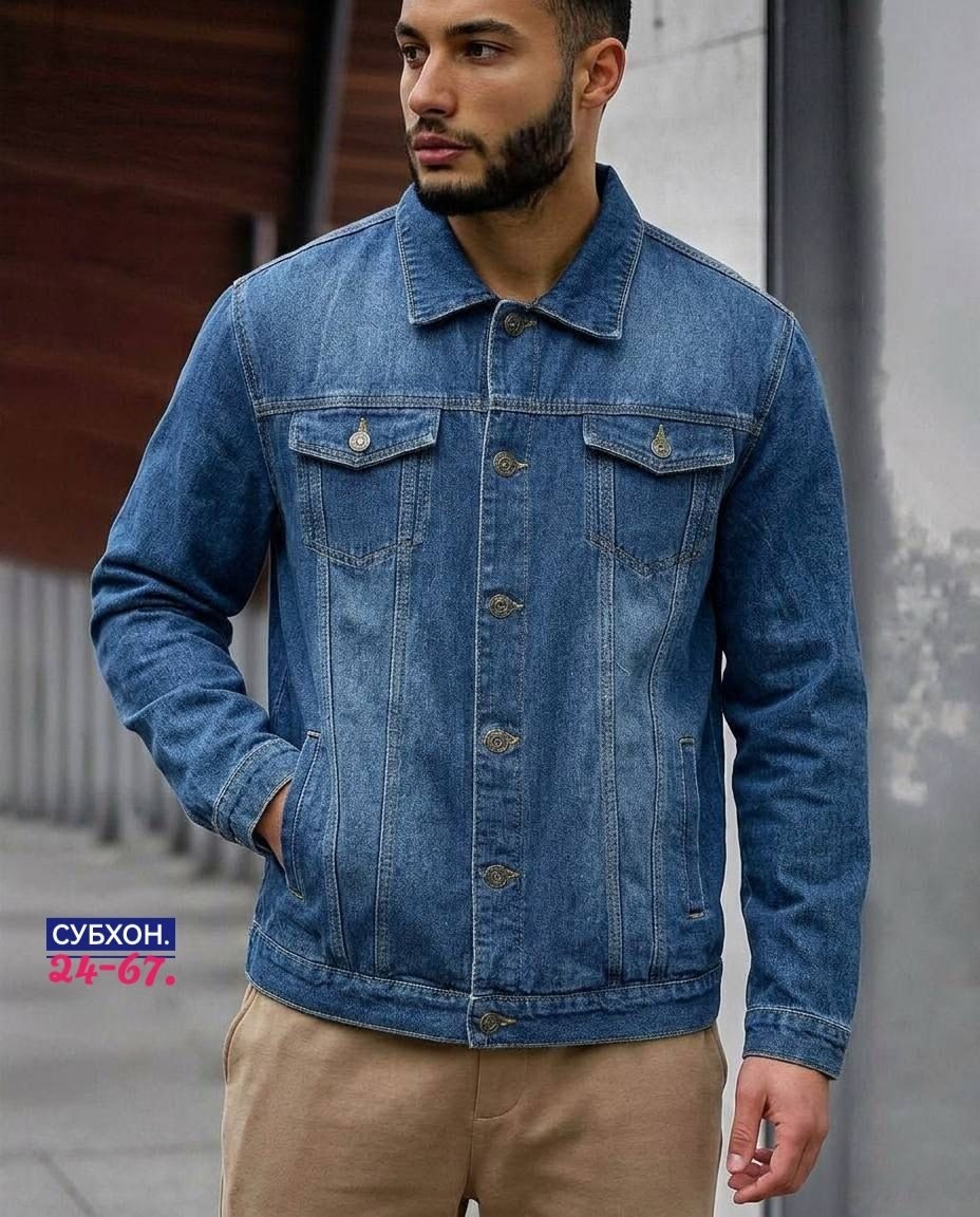 джинсовая куртка,мужская джинсовая куртка,мужская джинсовая куртка с карманами,джинсовая куртка классическая,мужские джинсовые куртки